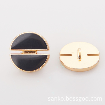 Gold metal sewing buttons for women